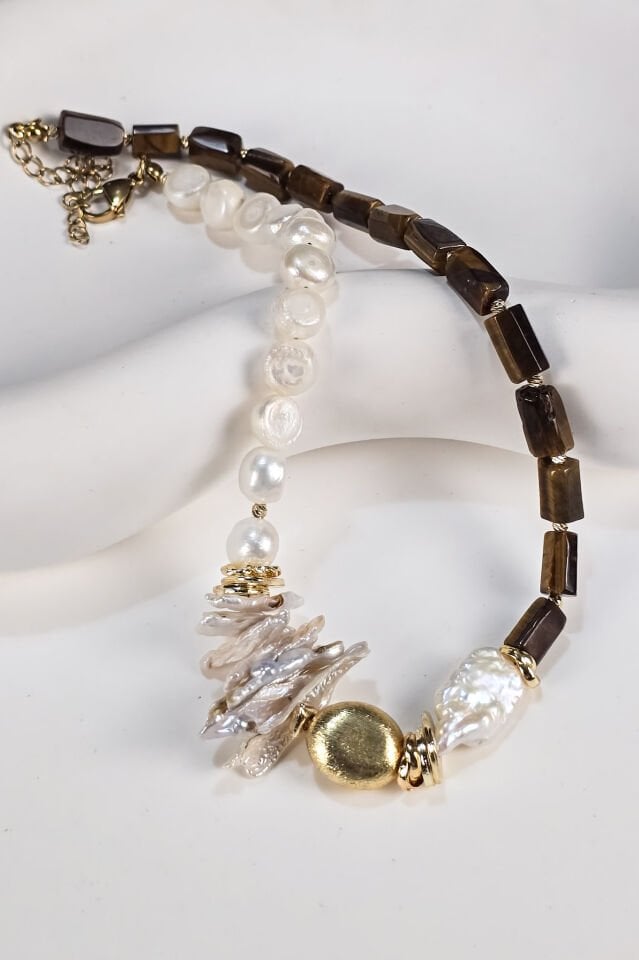 Duality Kaplan Gözü ve İnci Kolye