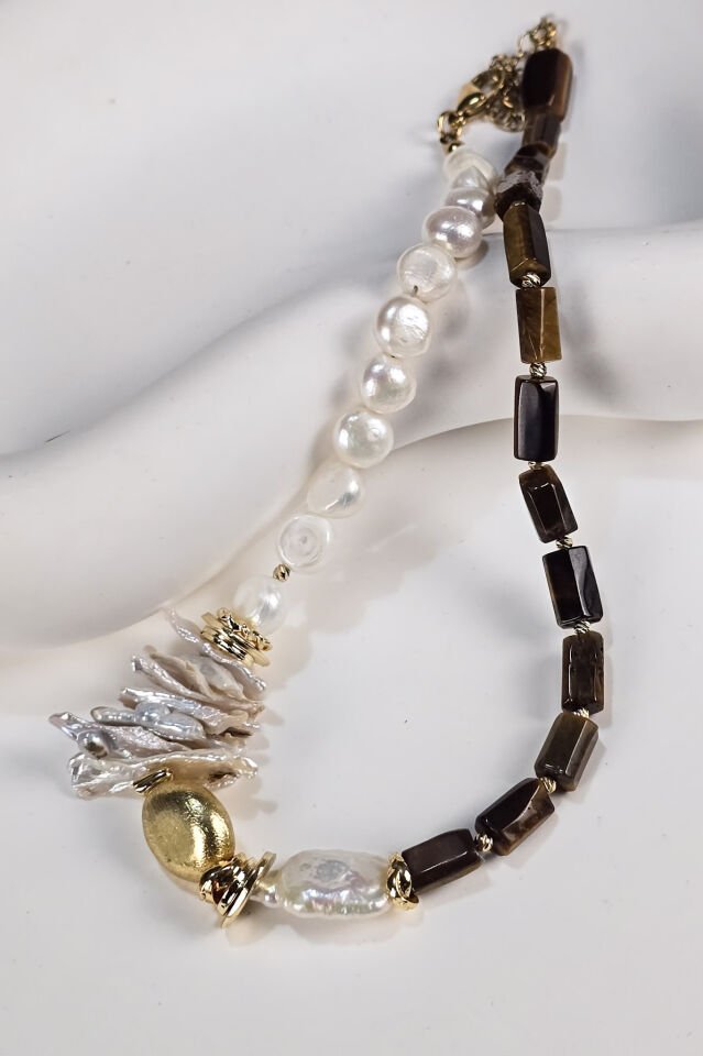 Duality Kaplan Gözü ve İnci Kolye