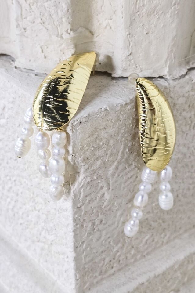 Oyster İncili Küpe