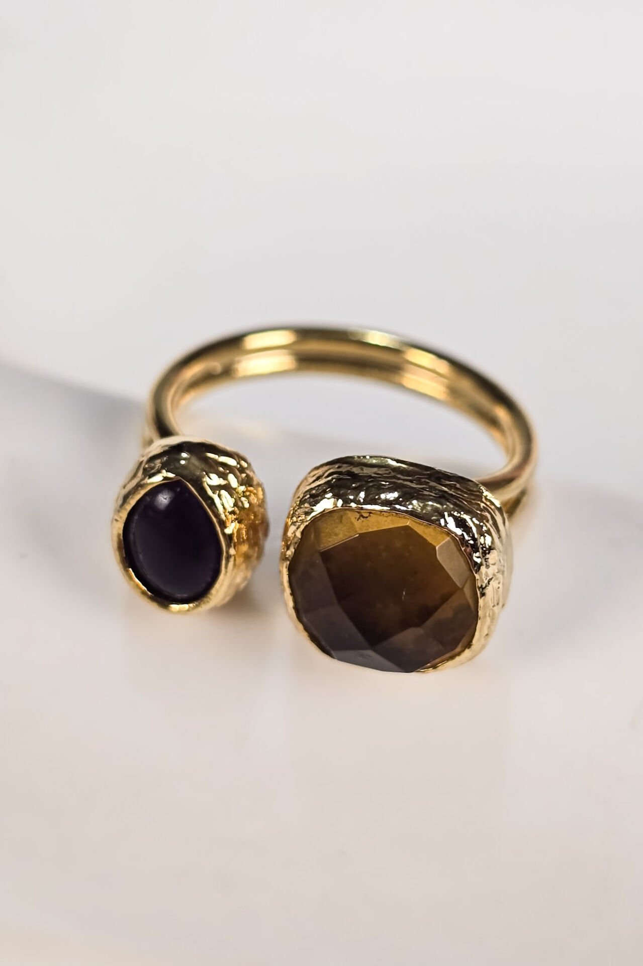 Twillight Kaplan Gözü&Ametist Yüzük