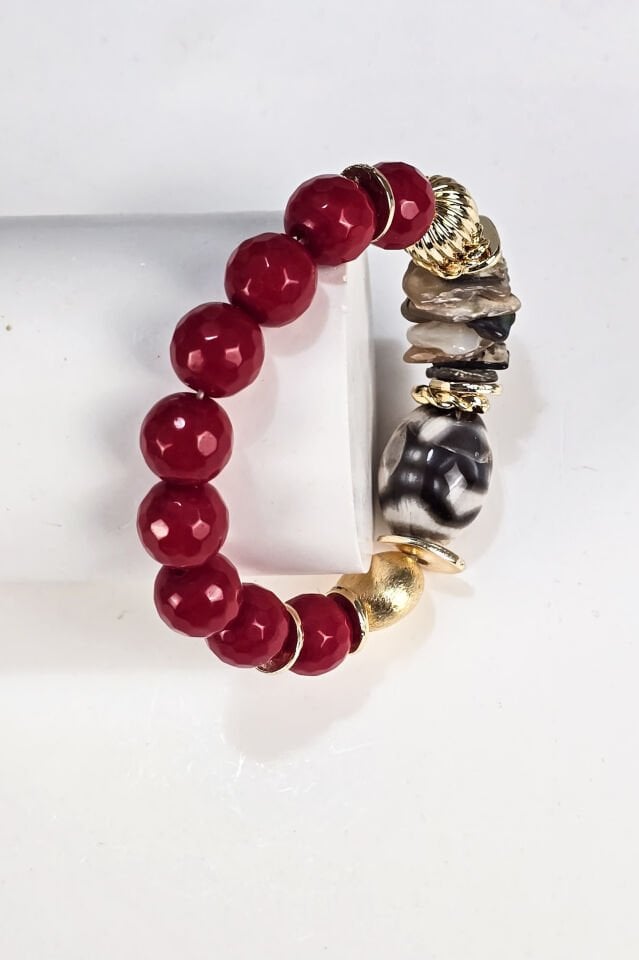 Atelier Rouge Sedefli Akik Bileklik